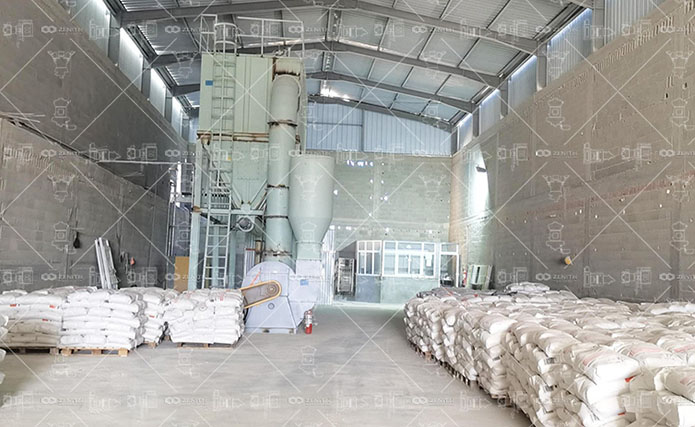 30,000 TPY GCC Grinding Production Line in Brazil