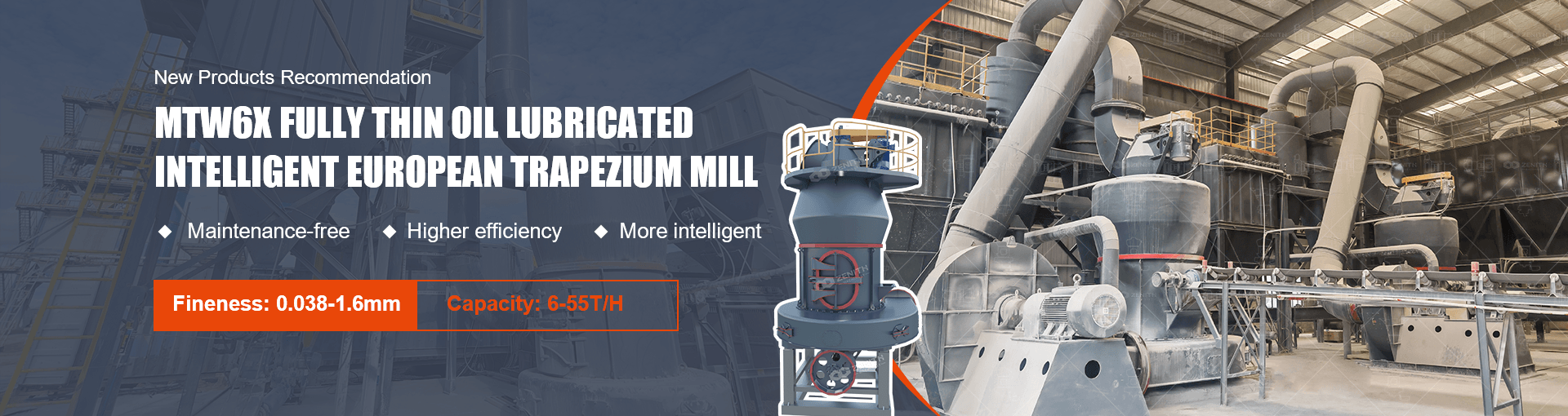 MTW6X European Trapezium Mill