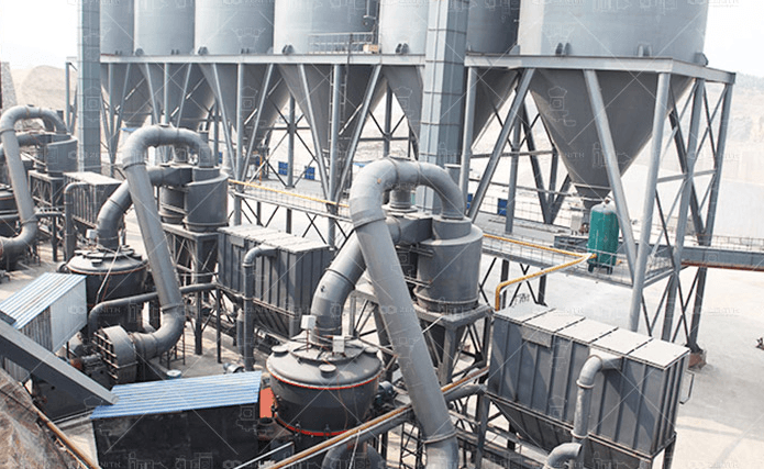 Coal processing by MTW215 mill X 4 sets, 1 million TPY